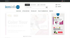 Desktop Screenshot of iteminfo.com