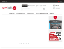 Tablet Screenshot of iteminfo.ca